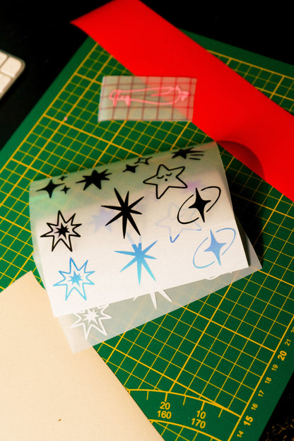 Stars Stickerbogen