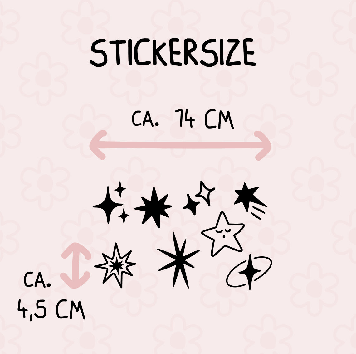 Stars Stickerbogen
