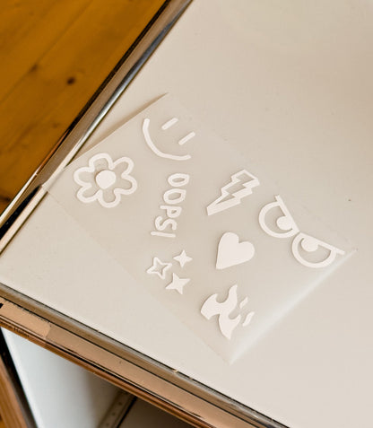 oopsi stickerbogen