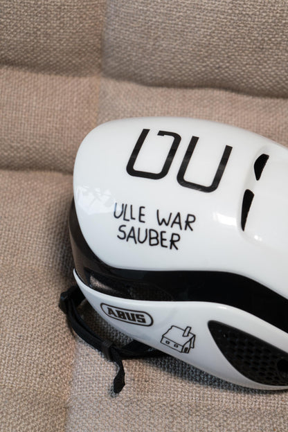 Fahrrad Sticker Aufkleber Vinyl - Ulle war sauber, Ullrich - Handmade