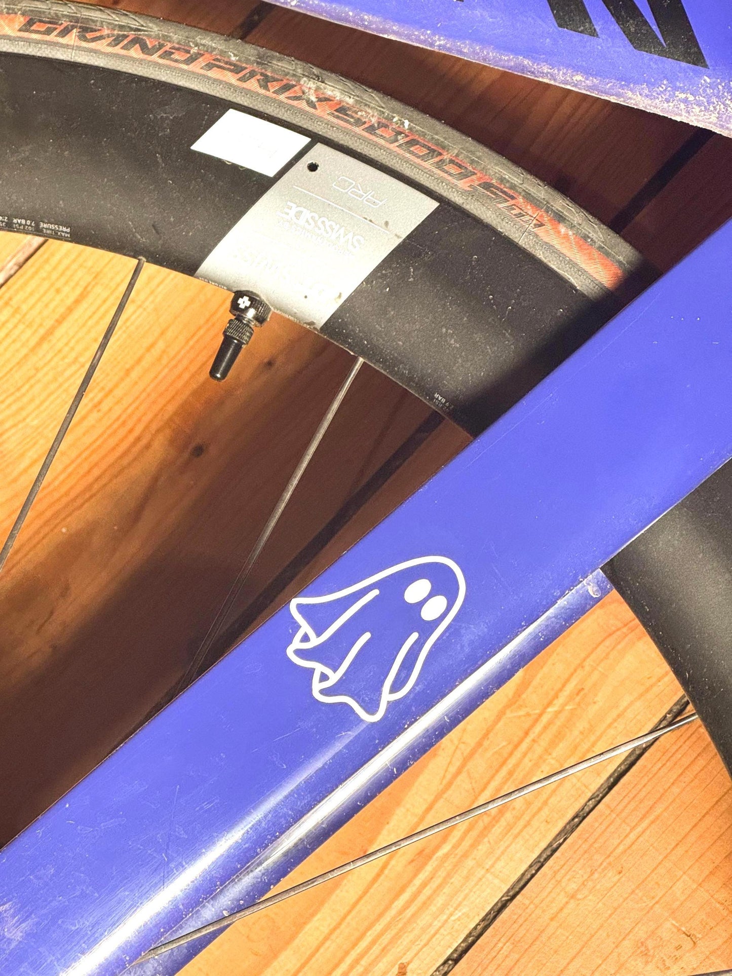 Fahrrad sticker Geist, Cute Ghost, Vinyl, Deko, Fahrrad-Deko - Handmade