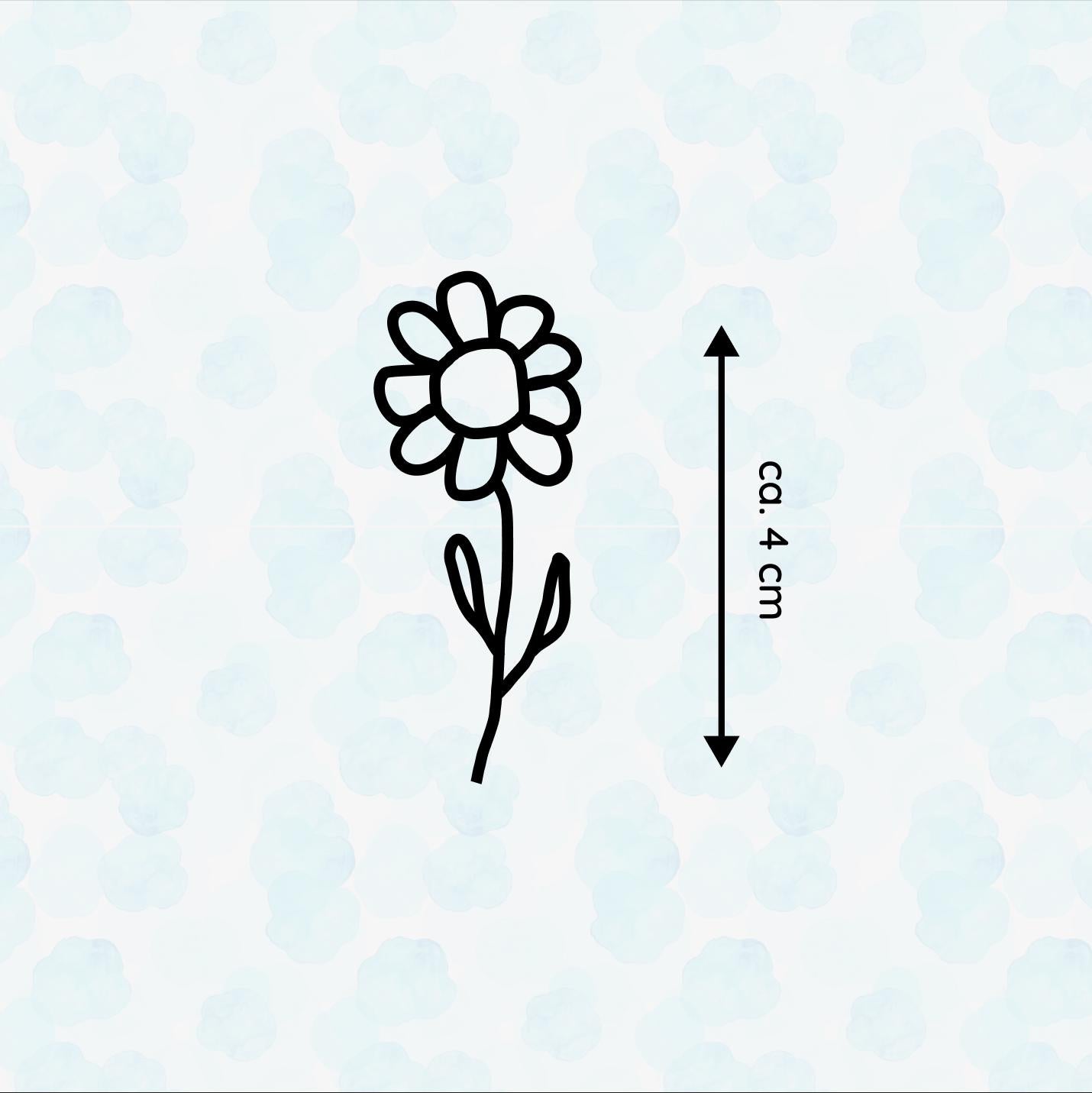 Fahrrad sticker süße Blume, Blümchen, Flower, Vinyl, Deko, Fahrrad-Deko - Handmade
