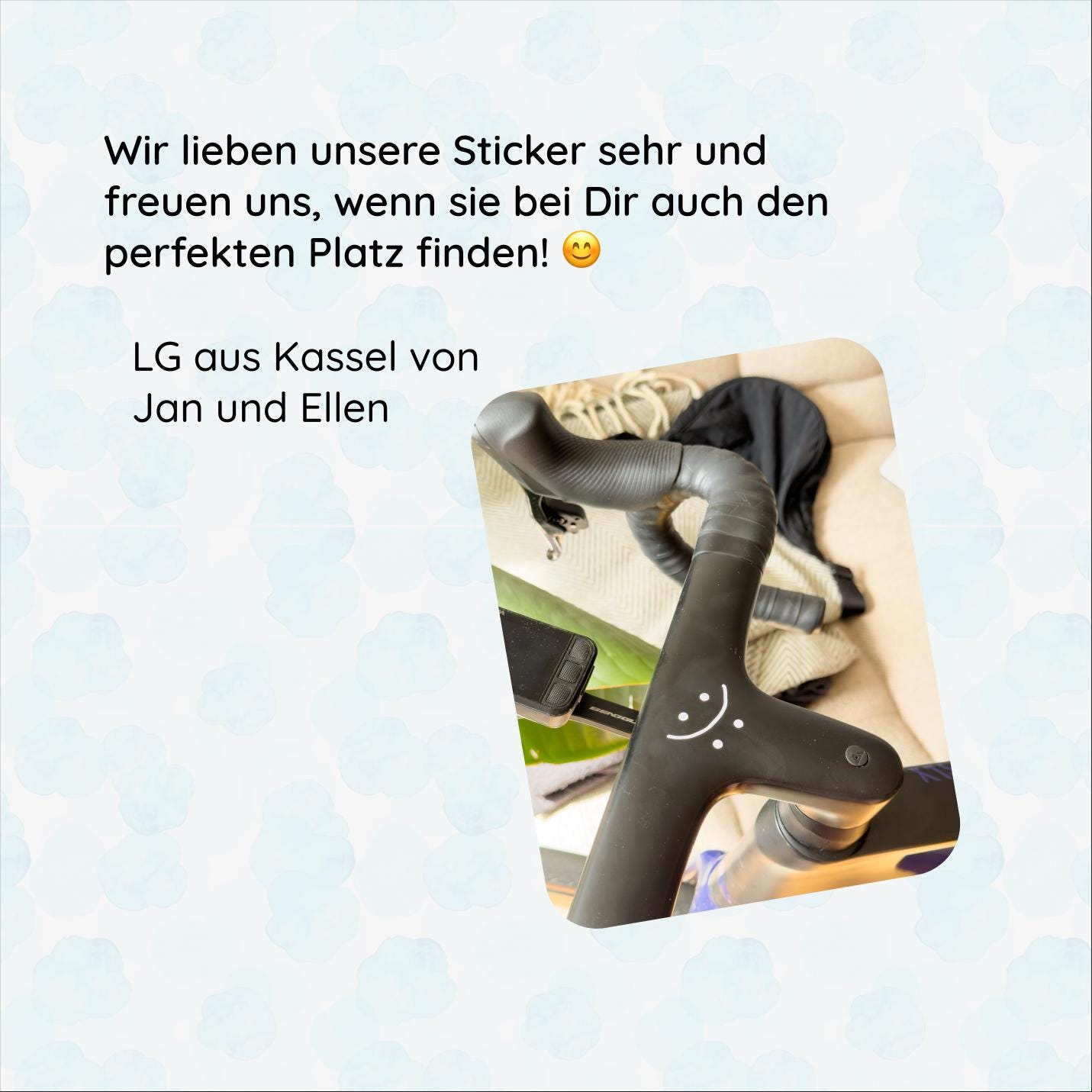 Happy sad, mood emoji, double side sticker - bike sticker, bike decal - Handmade