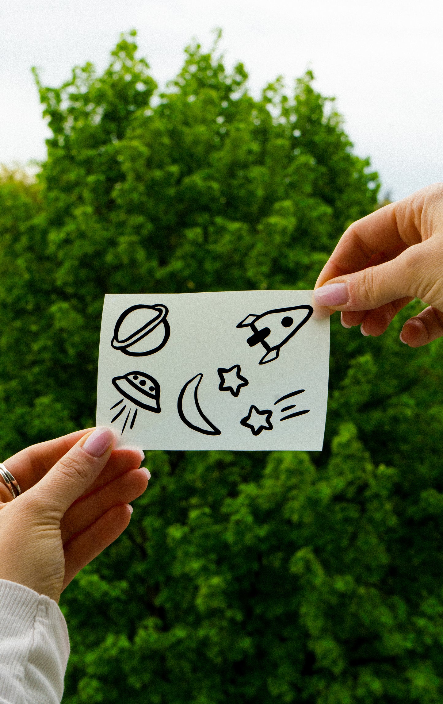 Space Stickerbogen