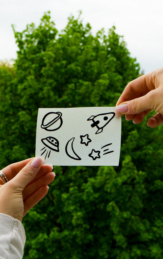 Space Stickerbogen