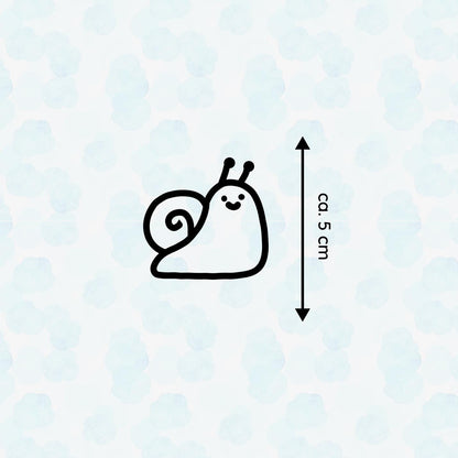 Schnecke, Fahrrad Sticker Vinyl, Snail, Langsame Maus, Deko, Fahrrad-Deko - Handmade
