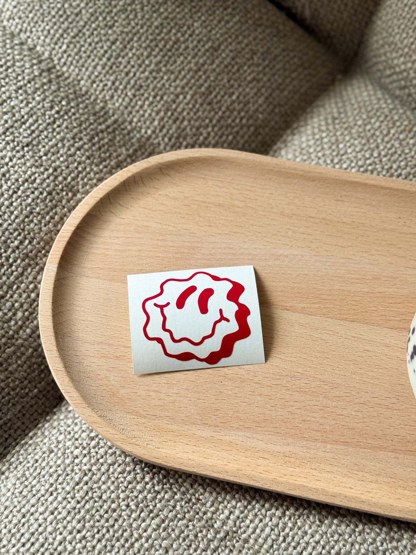 Sticker Vinyl - Faces / Emojis Bike Sticker, Bicycle Sticker - Handmade