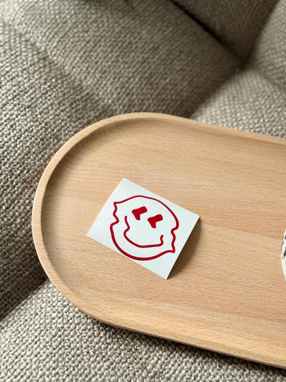 Sticker Vinyl - Faces / Emojis Bike Sticker, Bicycle Sticker - Handmade