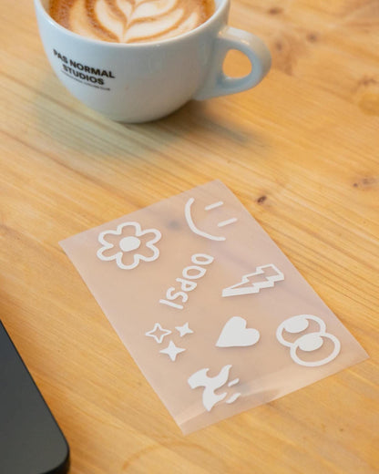 Sticker Vinyl - Sticker-Bogen Auswahl Bicycle Sticker - Handmade