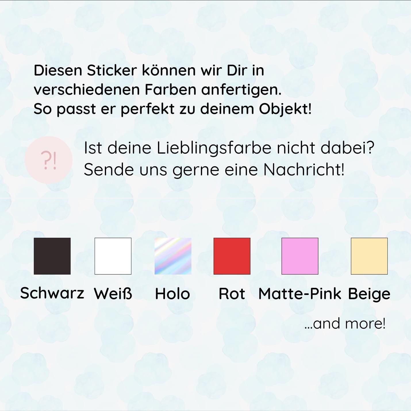 Sticker Vinyl - Sticker-Bogen Auswahl Bicycle Sticker - Handmade