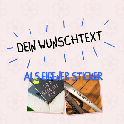 Wunschtext Sticker